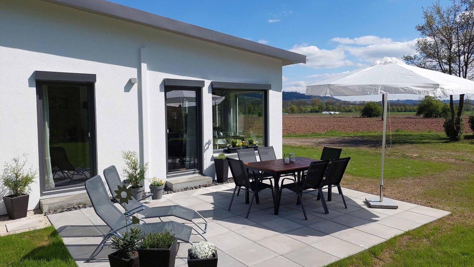 Ferienhaus Casa Neugrua Stockheim  Buitenkant foto